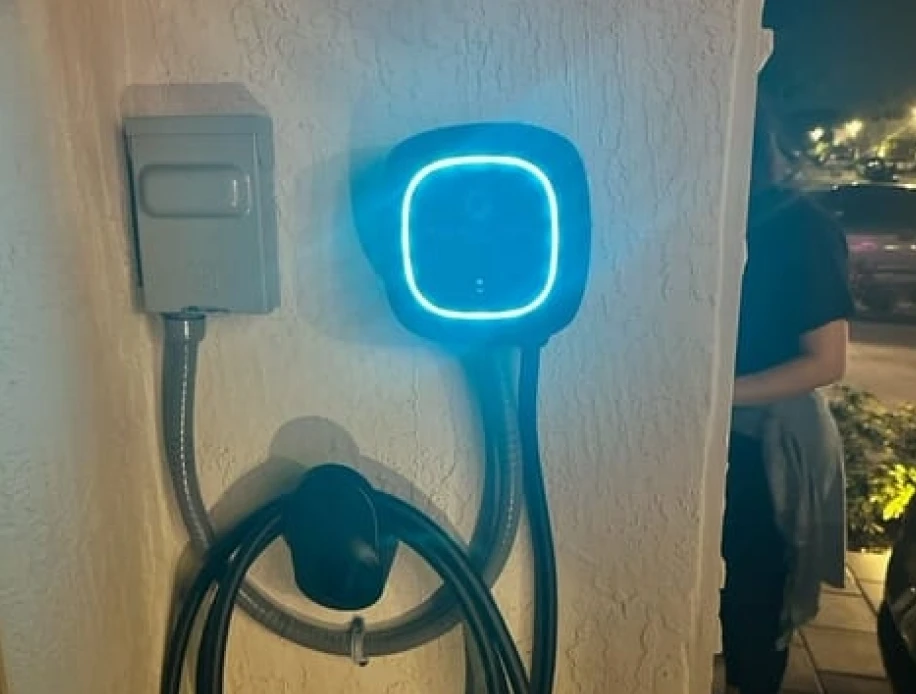 ev charge installed